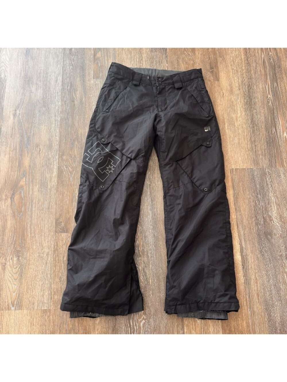 DC Exotex 8k Series Waterproof Black Men's Snow Pants 100% Polyester Size Med